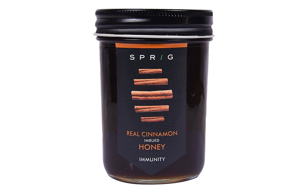 Sprig Real Cinnamon Imbued Honey    Container  325 grams